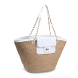 Landon Tote – Natural White