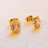 Mini Beauty Flower Stud Earrings | Set of 2 | 18k Gold Plated