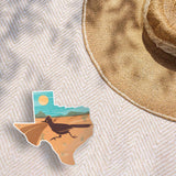 Texas Roadrunner Sticker - Cute TX Bird Decal