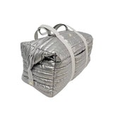 Puffer Weekender Duffle Bag – Pebble Gray