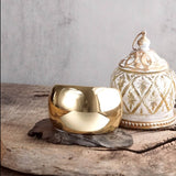 Golden Horizon Two-Tone Sculptural Cuff Bracelet | Gold & Silver Hinge Cuff