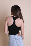 Chic and Modern High Neck Racerback Brami Black