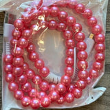 2 in 1 Beaded USB Charger Pink Pearl