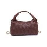 Ripley Woven Crossbody Chocolate Brown