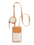 Frankie Phone Holder Crossbody Bag | Natural Canvas