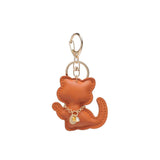Vegan Leather Kittie Keychain Bag Charm