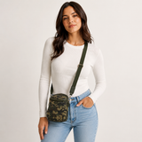 Nylon Ellie Crossbody Bag – Camo