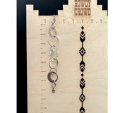 Western Layering Blackjack Circle Link Bracelet