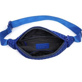 Aim High Woven Neoprene Belt Bag Fanny Pack Sling Bag Royal Blue