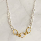 Ashton Chain Duo Two Tone Necklace