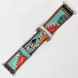 American Darling Hand-Painted Leather Apple Watch Band, 38–41 mm