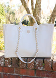 Melissa Tote Bag – Cream