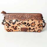 American Darling Becca Croco Leather Crossbody Bag – Hand-Tooled Western