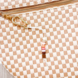 Rainbow Beaded Mini Bag Charm Zipper Pull