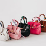 Britten Purse Bag Charm Dark Pink