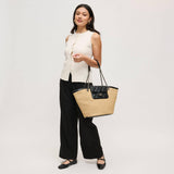 Landon Tote – Natural Black