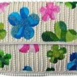 Colorful Beaded Embroidered Floral Shoulder Bag Ivory