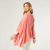 Lightweight Poncho | Light Coral