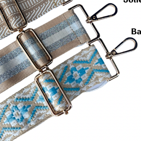 Tan Aqua Aztec Tribal Western Adjustable Crossbody Bag Purse Guitar Strap
