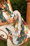 Stay Gold Linen Tote Bag | Boho Market Bag with Rabbits, Bees & Florals