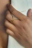 XO Ring – 18K Gold Plated, Waterproof & Adjustable