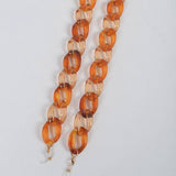 Brown Acrylic Link Chain Sunglasses Strap