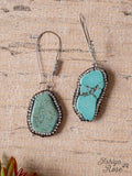 You Rock My Soul Crystal Turquoise Statement Dangle Earrings