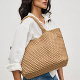 Sky's The Limit Eco Tote Bag | Medium Recycled Laced-Up Tote
