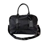 Nissa Nylon Weekender Bag Black