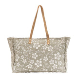 Myra Chalky Canvas & Leather Weekender Bag