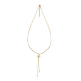 Memento Turquoise Stone Long Necklace