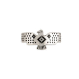 Thunderbird Sky Etched Brass Cuff Bracelet
