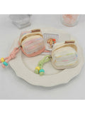 Cute Bluetooth Earbuds Pouch with Lanyard — Yellow
