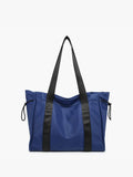 Lydia Drawstring Nylon Tote in Peacock