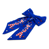 USA Sequin & Rhinestone Patriotic Hair Bow