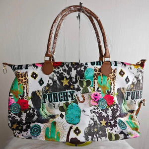 Western Graphic Punchy Large Weekender Tote