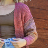 Sunset Marled Chunky Knit Cardigan with Pockets