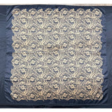 Black Embossed Leather Look Printed Western Southwestern Wild Rag Scarf Accent