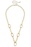 Avery Multi-Charm Necklace Base – 18K Gold Plated