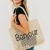 Sandbar Carryall Summer Tote – Cream (Bonjour)
