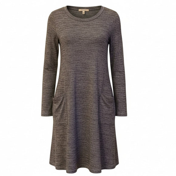 Versatile Cute Grey Knit Dress