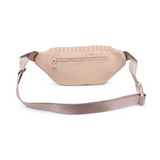 Aim High Woven Neoprene Belt Bag Fanny Pack Sling Bag Nude