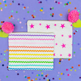 Ric Rac Ribbon Pouch | Zip Cosmetics Bag