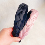 Blush Pink Dutch Braid Headband