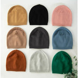 Rose Pink Cashmere Blend Beanie