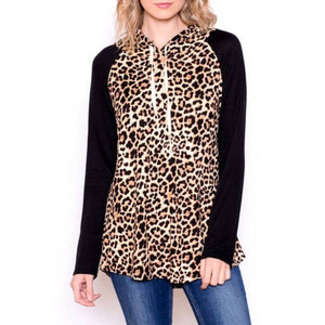 Chris and Carol Soft Leopard Hoodie