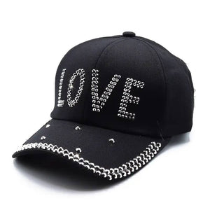 Cotton Bling Love Hat Cap