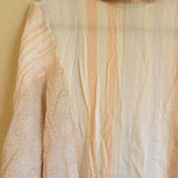 Mystree Womens Kimono Wrap Mixed Material button Front Stripes Plaid