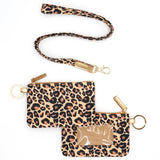 Leopard Card ID Holder Keyring Keychain Lanyard