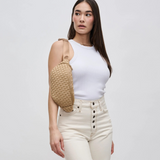 Aim High Woven Neoprene Belt Bag Fanny Pack Sling Bag Nude
